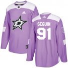 Tyler Seguin Men's Dallas Stars Fights Cancer Purple Jersey