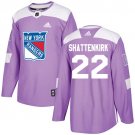 Kevin Shattenkirk Men's New York Rangers Fights Cancer Purple Jersey