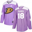 Patrick Eaves Men's Anaheim Ducks Fights Cancer Purple Jersey