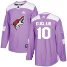 Anthony Duclair Men's Arizona Coyotes Fights Cancer Purple Jersey