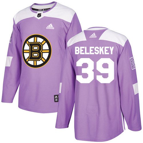 Matt Beleskey Men's Boston Bruins Fights Cancer Purple Jersey