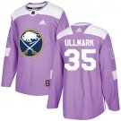 Linus Ullmark Men's Buffalo Sabres Fights Cancer Purple Jersey