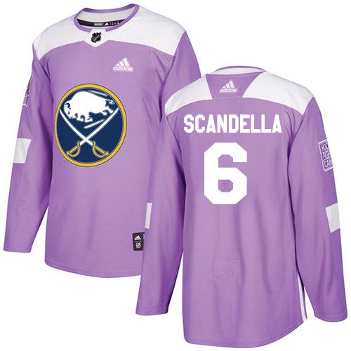 Marco Scandella Men's Buffalo Sabres Fights Cancer Purple Jersey