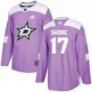 Devin Shore Men's Dallas Stars Fights Cancer Purple Jersey