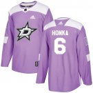 Julius Honka Men's Dallas Stars Fights Cancer Purple Jersey
