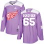 Danny DeKeyser Men's Detroit Red Wings Fights Cancer Purple Jersey