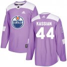 Zack Kassian Men's Edmonton Oilers Fights Cancer Purple Jersey