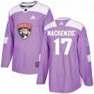 Derek MacKenzie Men's Florida Panthers Fights Cancer Purple Jersey