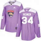 James Reimer Men's Florida Panthers Fights Cancer Purple Jersey