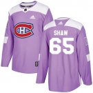 Andrew Shaw Men's Montreal Canadiens Fights Cancer Purple Jersey