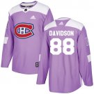 Brandon Davidson Men's Montreal Canadiens Fights Cancer Purple Jersey