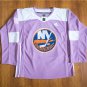 Anthony Beauvillier Men's New York Islanders Fights Cancer Purple Jersey
