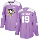 Bryan Trottier Men's Pittsburgh Penguins Fights Cancer Purple Jersey