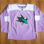 Aaron Dell Men's San Jose Sharks Fights Cancer Purple Jersey
