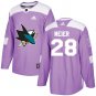 Timo Meier Men's San Jose Sharks Fights Cancer Purple Jersey