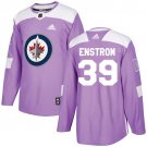 Tobias Enstrom Men's Winnipeg Jets Fights Cancer Purple Jersey