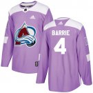 Tyson Barrie Men's Colorado Avalanche Fights Cancer Purple Jersey