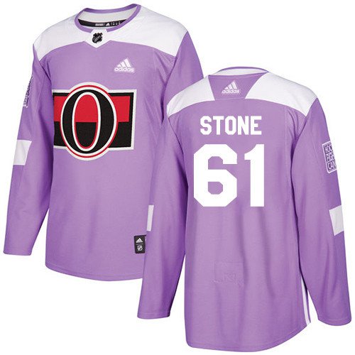 Mark Stone Men's Ottawa Senators Fights Cancer Purple Jersey