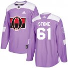 Mark Stone Men's Ottawa Senators Fights Cancer Purple Jersey