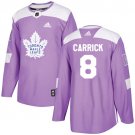 Connor Carrick Men's Toronto Maple Leafs Fights Cancer Purple Jersey
