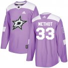 Marc Methot Men's Dallas Stars Fights Cancer Purple Jersey