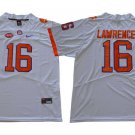2019 CHAMPIONSHIP Clemson Tigers 16 Trevor Lawrence White Stitched Football Jersey