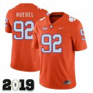 2019 CHAMPIONSHIP Clemson Tigers 92 Greg Huegel Orange Stitched Football Jersey