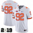 2019 CHAMPIONSHIP Clemson Tigers 92 Greg Huegel White Stitched Football Jersey