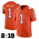 2019 CHAMPIONSHIP Clemson Tigers 1 Martavis Bryant Orange Stitched Football Jersey