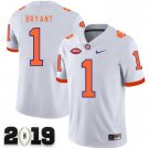 2019 CHAMPIONSHIP Clemson Tigers 1 Martavis Bryant White Stitched Football Jersey