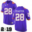 2019 CHAMPIONSHIP Clemson Tigers 28 Tavien Feaster Purple Stitched Football Jersey