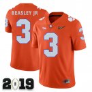 2019 CHAMPIONSHIP Clemson Tigers #3 Vic Beasley Jr. Orange Stitched Football Jersey