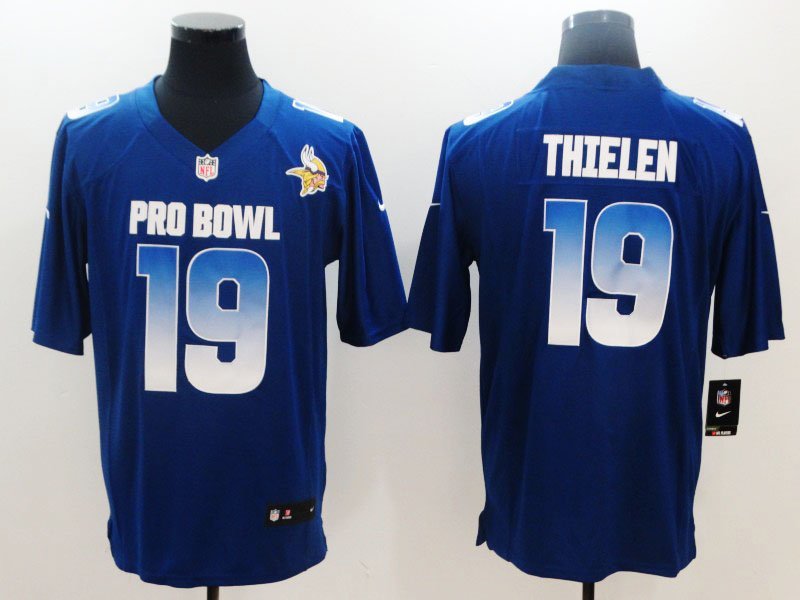 2019 Pro Bowl Vikings #19 Adam Thielen NFC Stitched Jersey - Royal