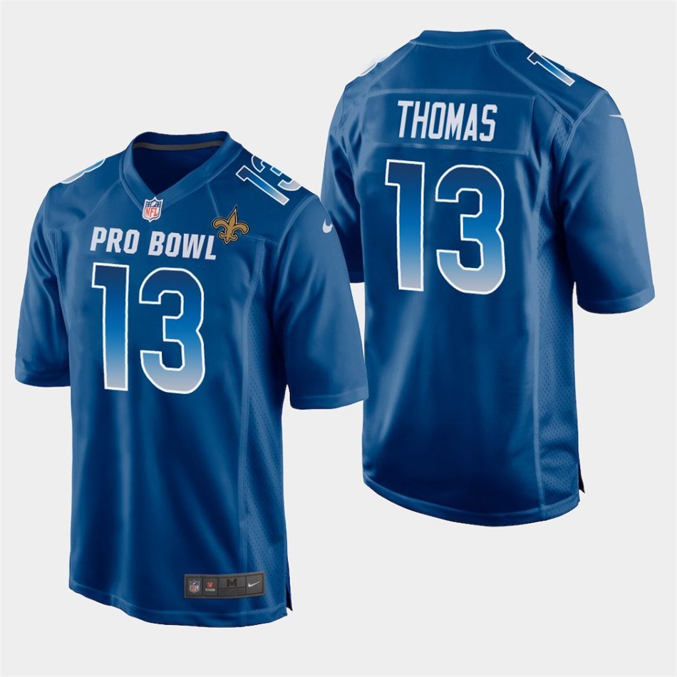 2019 Pro Bowl New Orleans Saints #13 Michael Thomas NFC Stitched Jersey - Royal