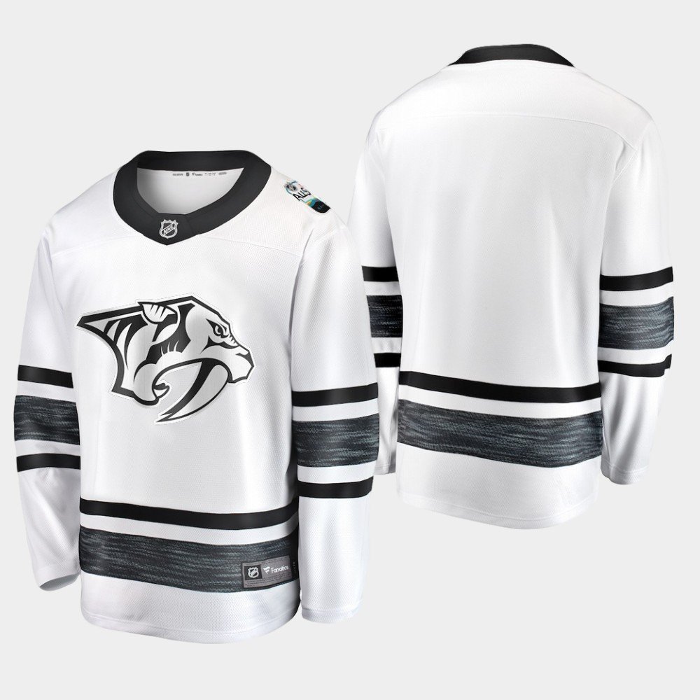 Men'S Predators 2019 NHL All-Star Game Parley Jersey White