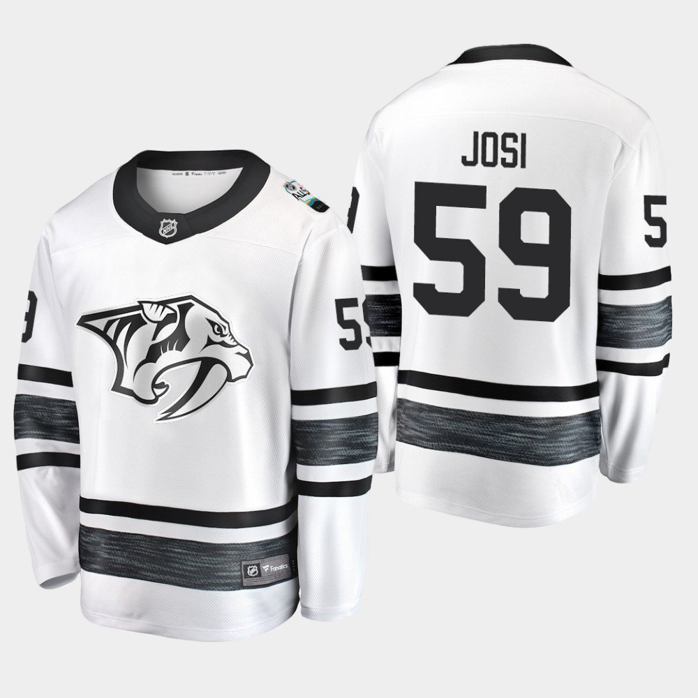 Men'S Predators Roman Josi 2019 NHL All-Star Game Parley Jersey White