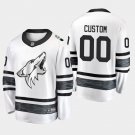 Men'S Coyotes Custom Name And Number 2019 NHL All-Star Game Parley Jersey White