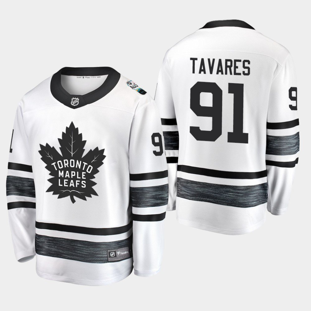 Men'S Maple Leafs John Tavares 2019 NHL All-Star Game Parley Jersey White