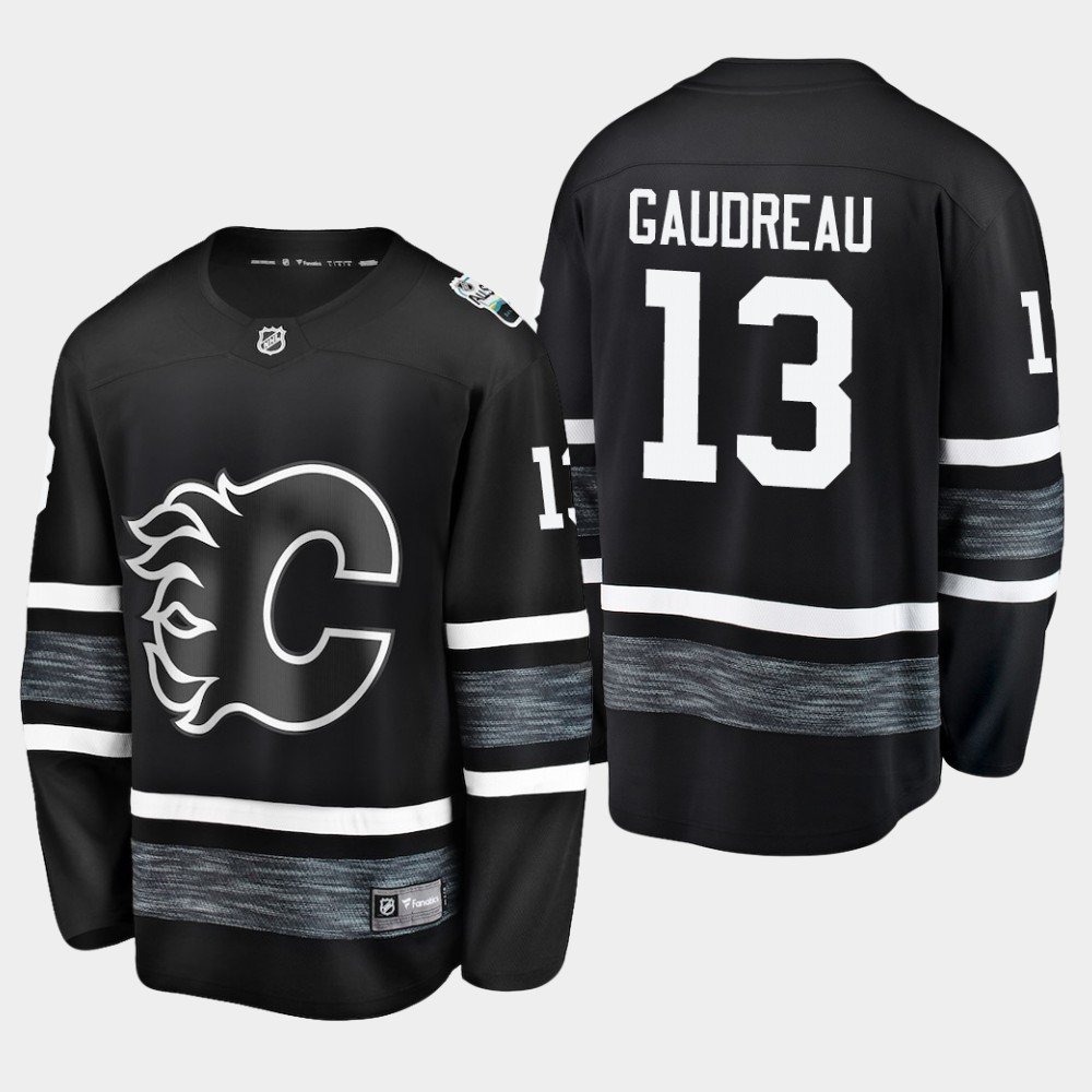 Men'S Flames Johnny Gaudreau 2019 NHL All-Star Game Parley Jersey Black