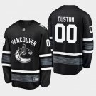 Men'S Canucks Custom Name And Number 2019 NHL All-Star Game Parley Jersey Black