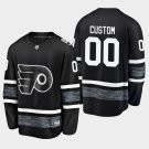 Men'S Flyers Custom Name And Number 2019 NHL All-Star Game Parley Jersey Black