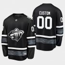 Men'S Wild Custom Name And Number 2019 NHL All-Star Game Parley Jersey Black