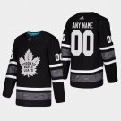 Men'S Maple Leafs Custom Name And Number 2019 NHL All-Star Game Parley Game Jersey Black