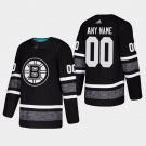 Men'S Bruins Custom Name And Number 2019 NHL All-Star Game Parley Game Jersey Black