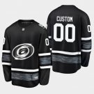 Carolina Hurricanes #00 Custom Name And Number 2019 NHL All-Star Game Parley Black Jersey