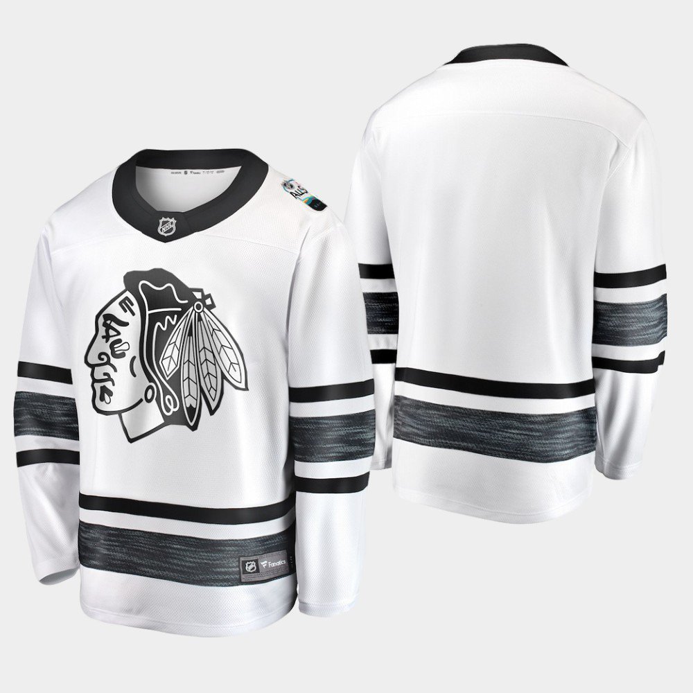 Chicago Blackhawks 2019 NHL All-Star Game Parley White Jersey