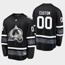 Colorado Avalanche #00 Custom Name And Number 2019 NHL All-Star Game Parley Black Jersey