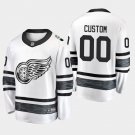 Detroit Red Wings #00 Custom Name And Number 2019 NHL All-Star Game Parley White Jersey