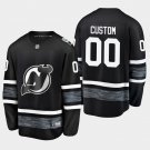 New Jersey Devils #00 Custom Name And Number 2019 NHL All-Star Game Parley Black Jersey