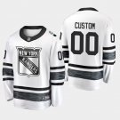 New York Rangers #00 Custom Name And Number 2019 NHL All-Star Game Parley White Jersey